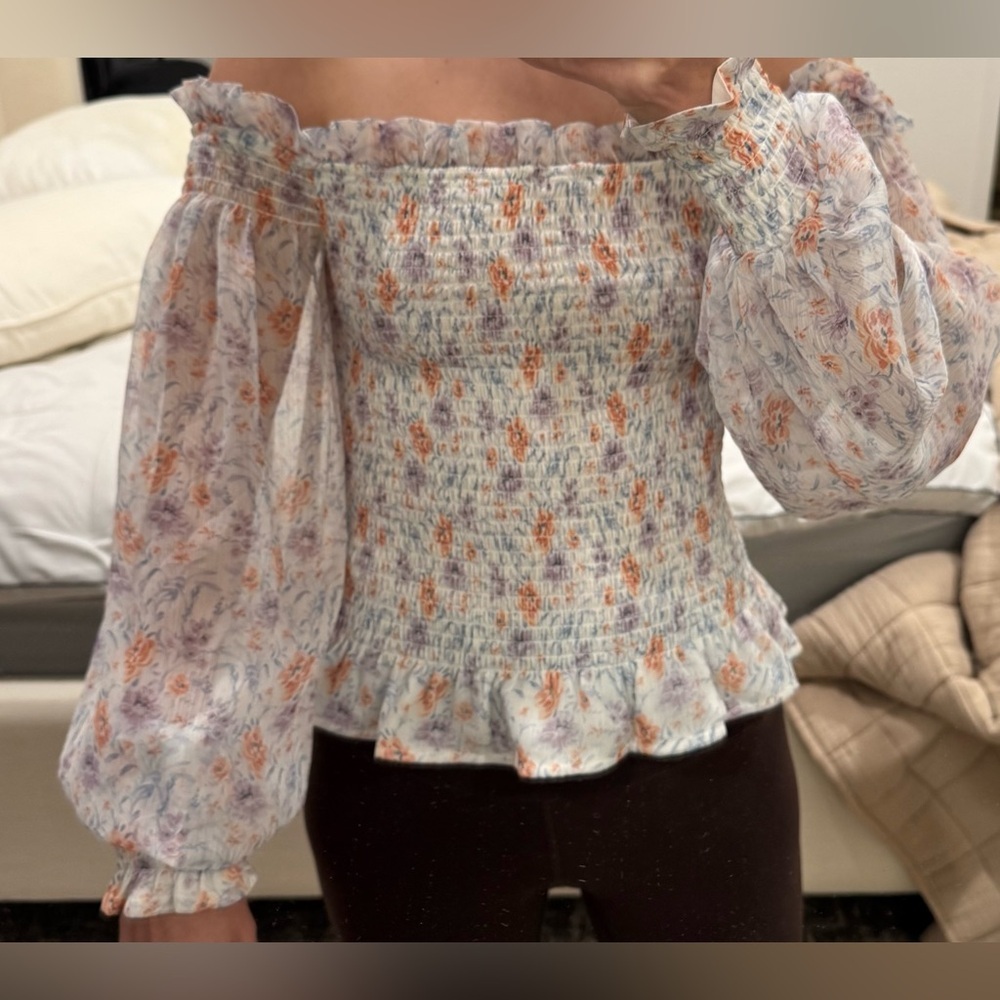 1 Stare Woodlands Garden Blouse - Picture 4 of 6